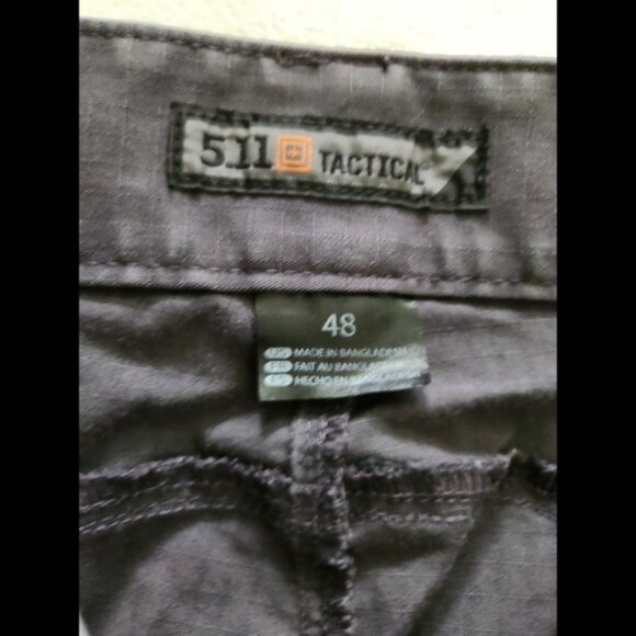 5.11 Tactical brand Size 48 Grey utility pants - Picture 3 of 5